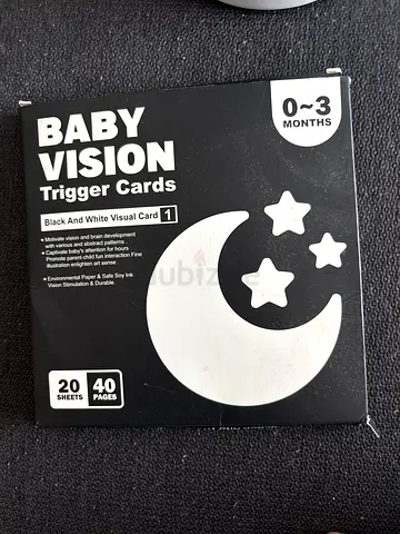 Baby Vision High-Contrast Trigger Cards (0-3 months) - 40 cards