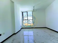Brand new Lavish 1BHK with central AC road side building open view for family in muwaileh