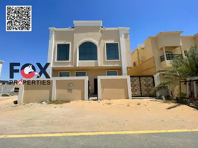 Luxury villa for annual rent in Ajman | Spacious layout | 7 master bedrooms | Built-in wardrobes | Prime location close to all amenities.