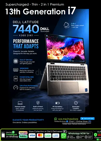 ● Dell Latitude X360 13thGen i7 - HALF PRICE QuickSale - 7440 x1 carbon x1 yoga xps zbook precision