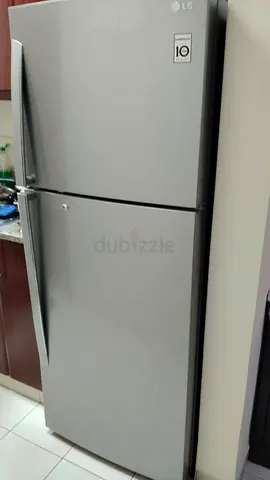 LG Top Freezer Refrigerator - Silver, Good Working Condition