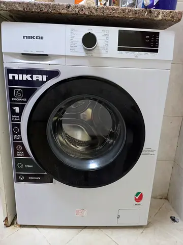 Nikai 7kg Front Load Washing Machine - like new  Working Condition new price 750 im selling 500 aed