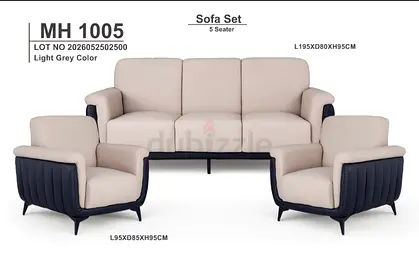 Brand new pVC Five seater Office sofa set available