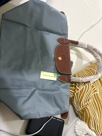 Long champ bag blue