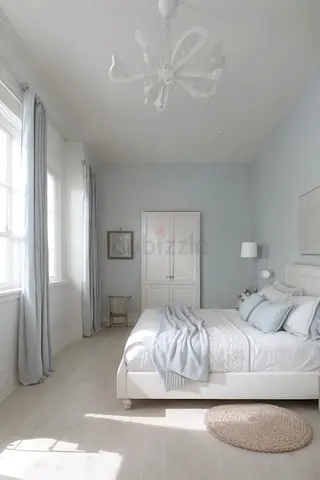 Minimalist Queen Bed with Premium Fabric Finish
