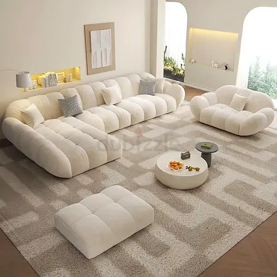 Elegant L-Shaped Seating Sofa Set – Luxury Style amaizing set