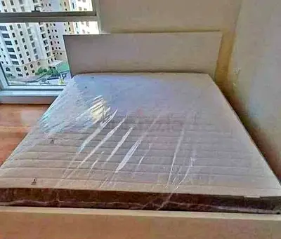 Ikea malam bed with ikea mattress king size 180 x200cm