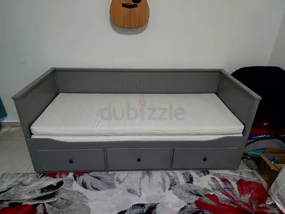Ikea Hamnes day bed with mattress