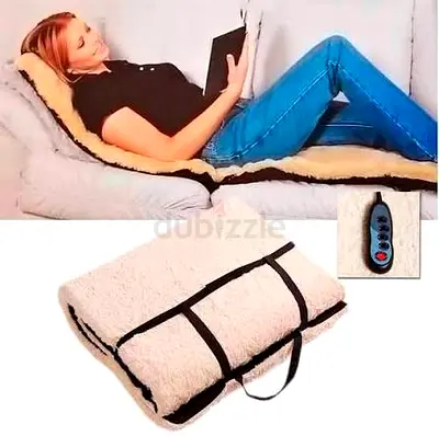 Electric Heated Fleece mattress with Controller - Foldable, Portable