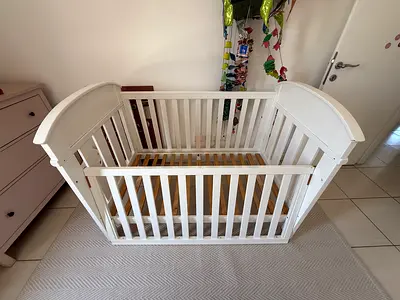 Boori Country Collection Baby Cot convertible to bed