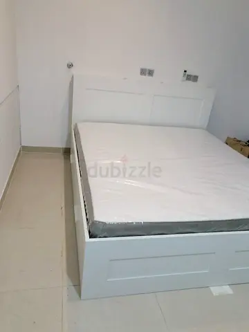 IKEA brimness queen size 160×200cm bed frame with headboard+ 4 big storage drawers + IKEA mattress ✨