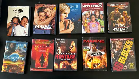 Mixed DVD movie lot — 10 action/comedy/drama titles (used)