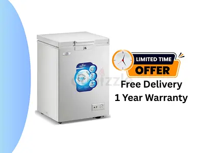 Star Track Chest Freezer 150 Liters, White, Anti Scratch Cabinet,  (ST-CFW-150L)