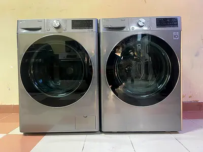 LG Brand Latest New Model Separate Set Washer and Drye 10kg / 9kg