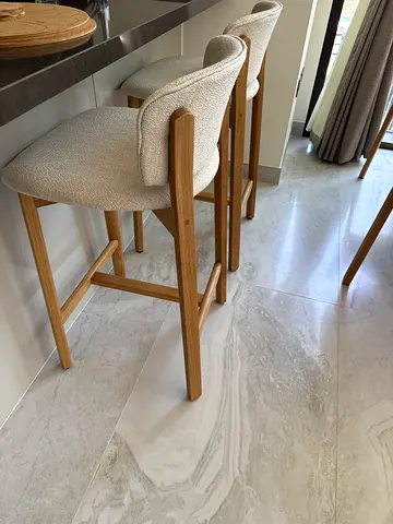 Modern Dining Set – Table + 4 Dining Chairs + 2 Bar Stools