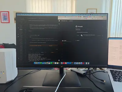 HP 27-inch FHD Monitor with Adjustable Stand - Good Condition