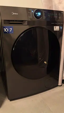 Midea 10kg Front Load Washer Dryer Combo - Black, Like New