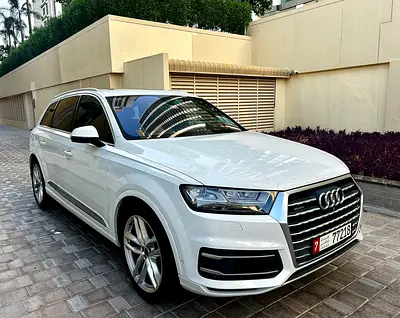 Audi Q7-45 TFSI Quattro S line-GCC-V6-Full Service History-Under Warranty-Zero Accidents-Perfect