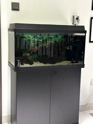 JUWEL Aquarium Complete Setup + Cabinet + Accessories