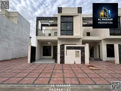 Two-story villa with a rooftop terrace, modern design, custom finishing, at an attractive price incl