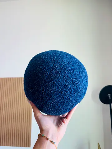 Blue Ball Sofa Pillow