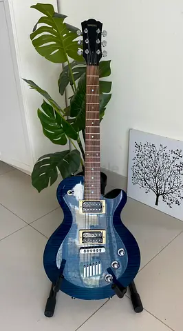 Korean Yamaha AES620 Electric Guitar with Royal Blue Finish