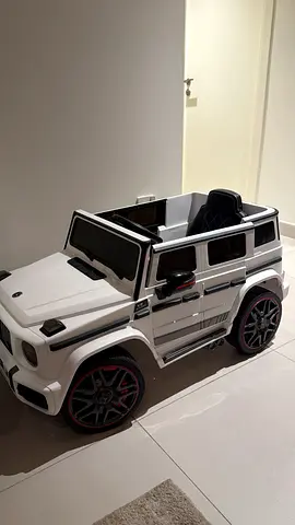 White Electric Ride-On Mercedes G-Class for Kids (Battery-Powered)