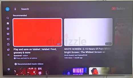 75-inch LED TV with even backlight - used, good condition