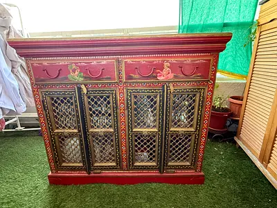 Elegant Vintage Wooden Cabinet