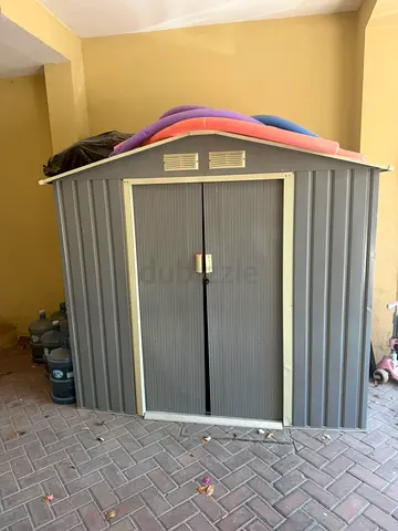 Used Outdoor Metal Storage Shed - Good Condition