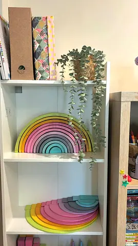 RAINBOW Stackers set -Montessori/ Waldorf