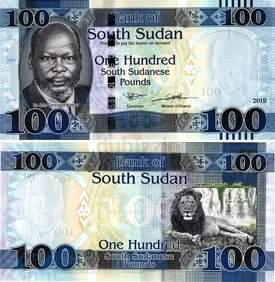 Banknote South Sudan 100 Pounds