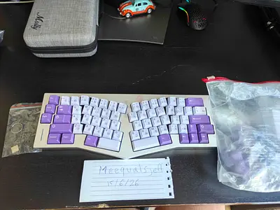 Custom Ergonomic Mechanical Keyboard