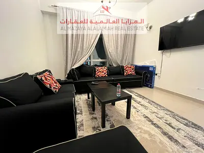 غرفة وصالة - شهري - مفروش - جانب داي تو داي - التعاون - الشارقة - شامل انترنت فقط .