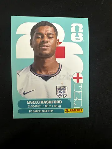 Panini FIFA Sticker - Marcus Rashford (England) - Single Card
