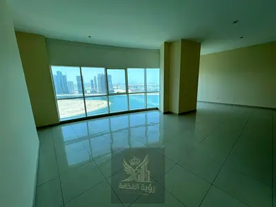Premium Three Bedroom Apartment for Rent in Al Khan Sharjah with Free AC Parking Gym and Pool