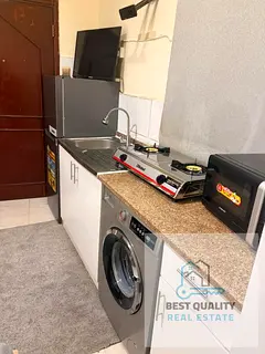 **"Luxury Furnished Studio for Monthly Rent in Ajman | Bills &amp; Internet Included | Next to 