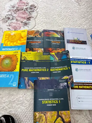 Pearson Edexcel A-Level/IGCSE Science  Math Textbooks Bundle
