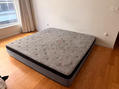 PICK UP TODAY DUBAI THE MATTRESS STORE dark grey mattress emperor super king 200x200 cm