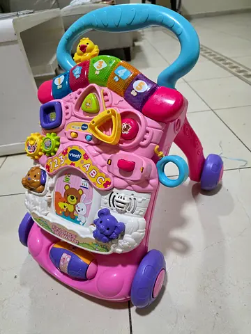 Baby Music Activity Walker - Interactive Push Walker with Lights and Sounds