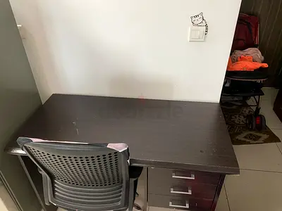 Study table with office chair
