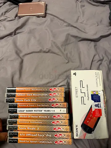 Sony PSP street bundle collectors CIB with 10 games