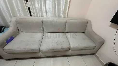 Move out Sale - Beige L Shape Sofa