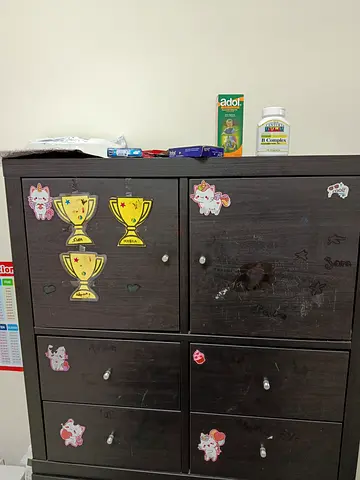 IKEA KALLAX Storage Unit with Drawers and Doors