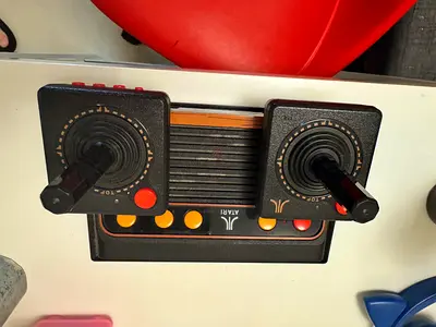 Atari Classic Pair Joystick Controllers — Vintage Working Condition