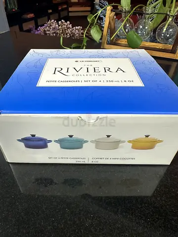 Le Creuset Set of 4 Riviera Petite Casserole Pots - New in Box