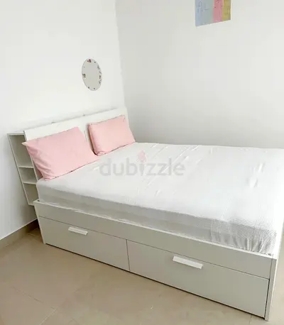 IKEA Malm Queen size bed frame with mattress(160 × 200 cm)