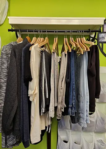 Hanging shelve - suitable for wardrobe hanging and overheard decor storage (hemens ikea)