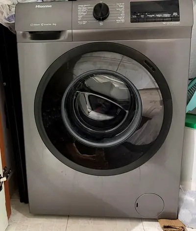 Hisense 8 kg front load slim drum washing machine* Model WFQP8012T