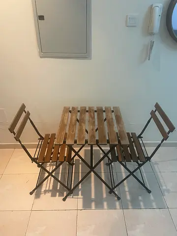 Table and chairs